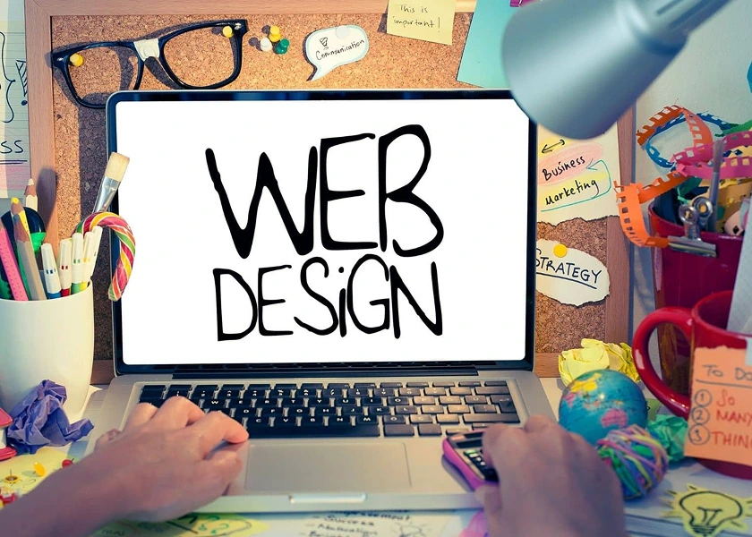 Imagem de web design profissional
