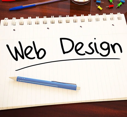 Imagem de interface de web design